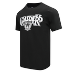 NFL LAS VEGAS RAIDERS RETRO ELEVATION T-SHIRT EN JERSEY SIMPLE POUR HOMME (NOIR)