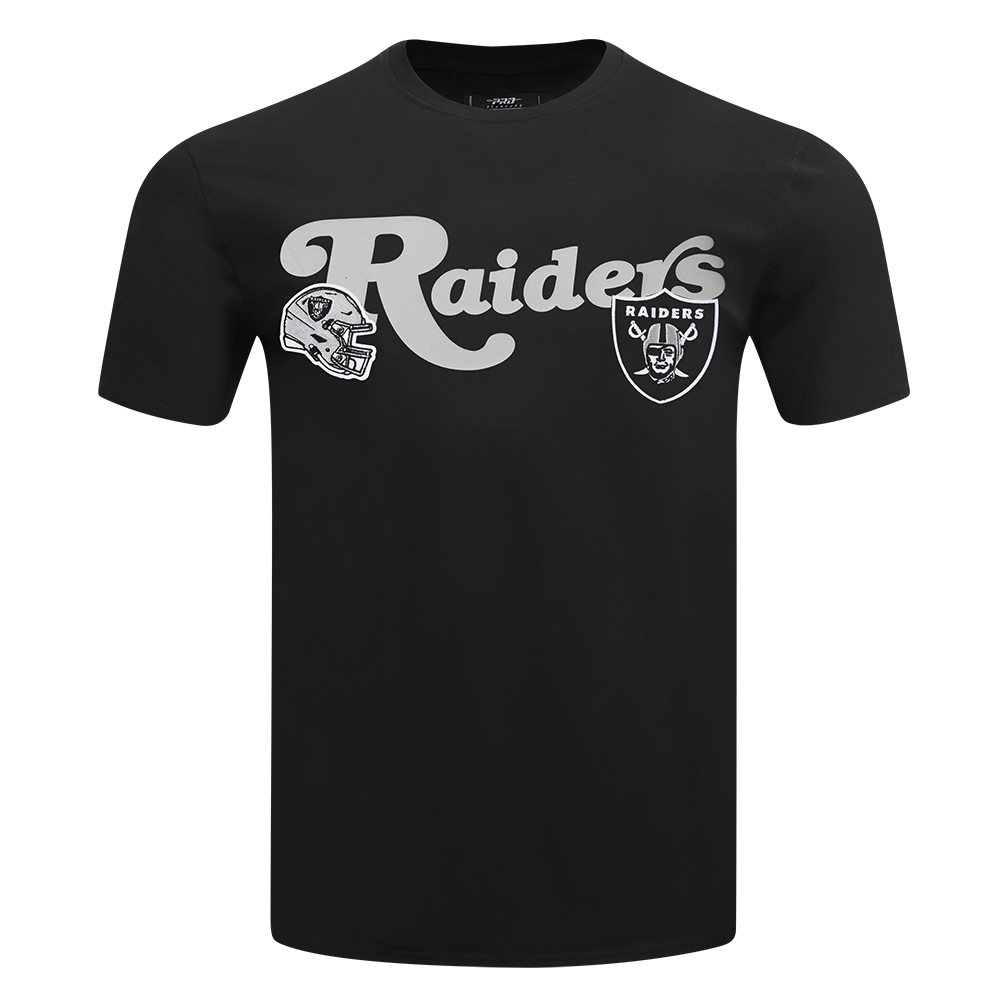 NFL LAS VEGAS RAIDERS SOUVENIR MEN'S SINGLE JERSEY TEE (BLACK)
