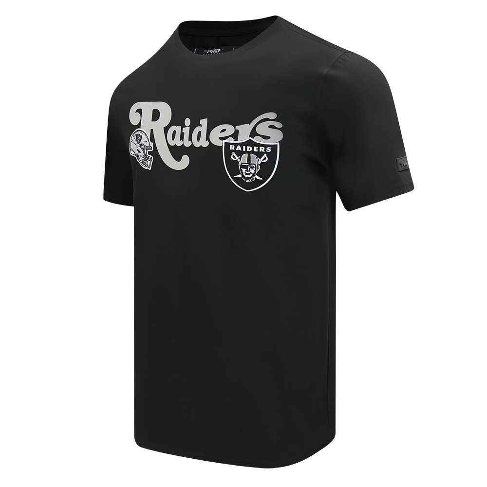 NFL LAS VEGAS RAIDERS SOUVENIR MEN'S SINGLE JERSEY TEE (BLACK)