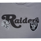 NFL LAS VEGAS RAIDERS SOUVENIR T-SHIRT EN JERSEY SIMPLE POUR HOMME (GRIS)