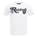 NFL LAS VEGAS RAIDERS SOUVENIR MEN'S SINGLE JERSEY TEE (WHITE)