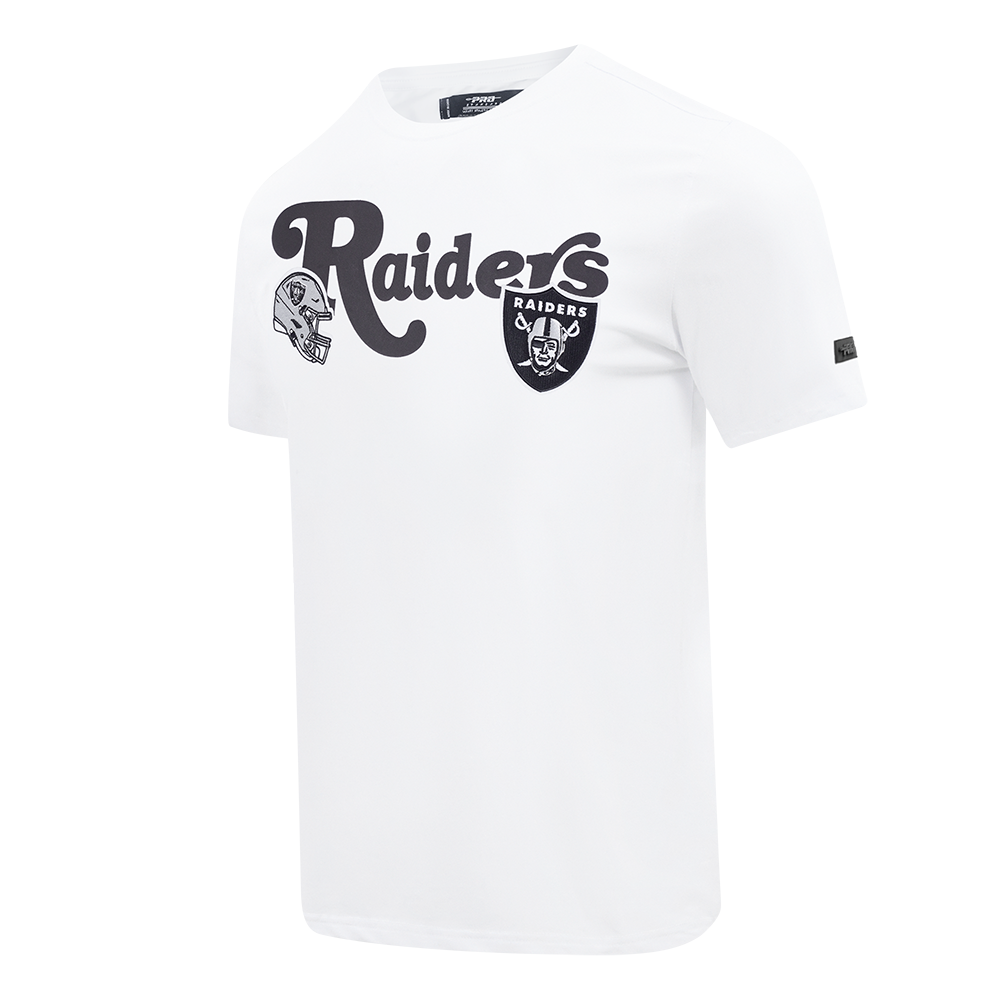 NFL LAS VEGAS RAIDERS SOUVENIR MEN'S SINGLE JERSEY TEE (WHITE)