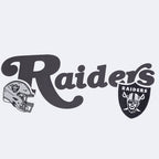 NFL LAS VEGAS RAIDERS SOUVENIR MEN'S SINGLE JERSEY TEE (WHITE)