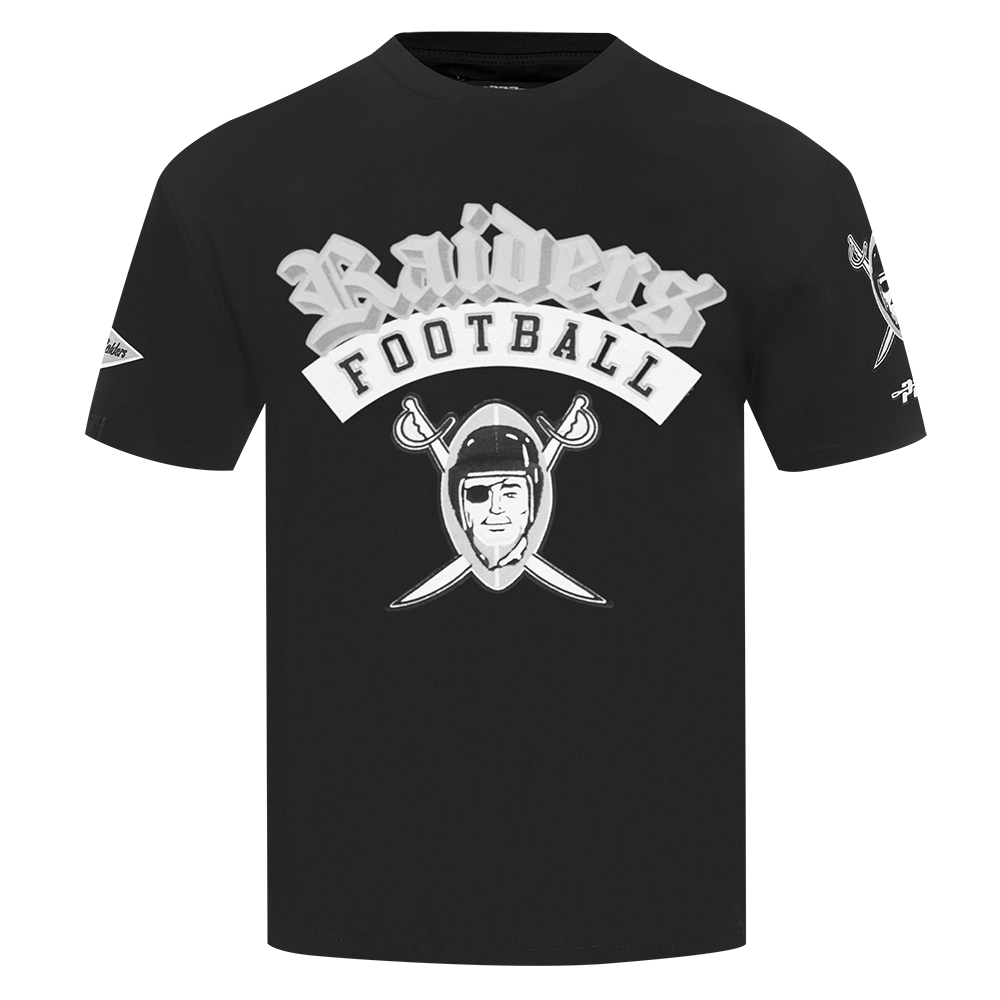 NFL LAS VEGAS RAIDERS BEST OF T-SHIRT À ÉPAULES TOMBANTES POUR HOMME (NOIR)