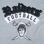 NFL LAS VEGAS RAIDERS BEST OF T-SHIRT EN JERSEY DE COTON À ÉPAULES TOMBANTES POUR HOMME (GRIS CHINÉ FONCÉ)