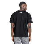 NFL LAS VEGAS RAIDERS REBEL ATHLETICS T-SHIRT EN JERSEY SIMPLE À LOGO EMPILÉ POUR HOMME (NOIR)