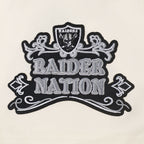 NFL LAS VEGAS RAIDERS REBEL ATHLETICS T-SHIRT EN JERSEY SIMPLE À LOGO EMPILÉ POUR HOMME (COQUILLE D'ŒUF)