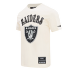 NFL LAS VEGAS RAIDERS REBEL ATHLETICS T-SHIRT EN JERSEY SIMPLE À LOGO EMPILÉ POUR HOMME (COQUILLE D'ŒUF)