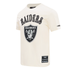NFL LAS VEGAS RAIDERS REBEL ATHLETICS T-SHIRT EN JERSEY SIMPLE À LOGO EMPILÉ POUR HOMME (COQUILLE D'ŒUF)