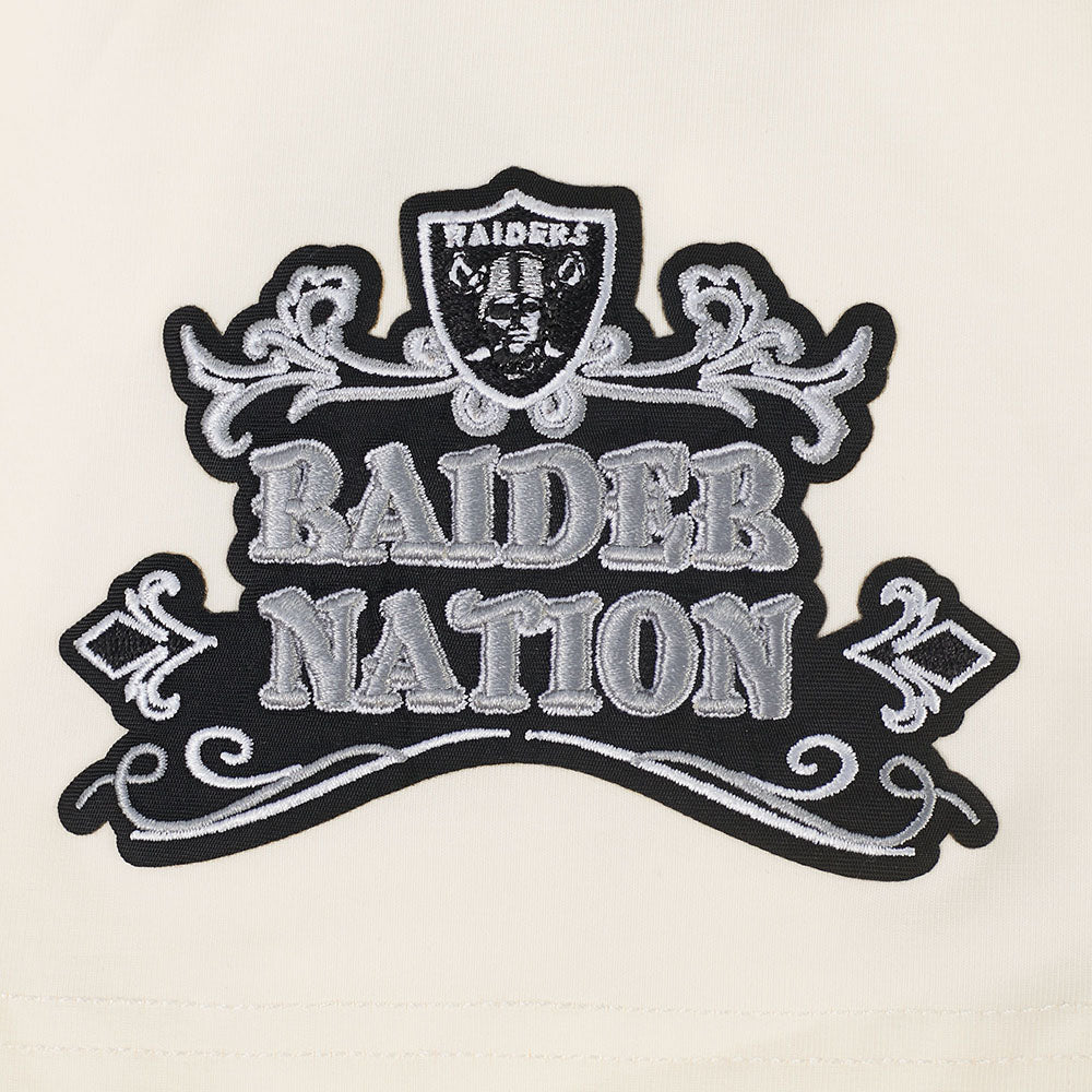 NFL LAS VEGAS RAIDERS REBEL ATHLETICS T-SHIRT EN JERSEY SIMPLE À LOGO EMPILÉ POUR HOMME (COQUILLE D'ŒUF)