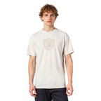 NFL LAS VEGAS RAIDERS WASHED CLASSIC T-SHIRT EN JERSEY DE COTON DÉLAVÉ À L'ENZYME À ÉPAULES TOMBANTES POUR HOMME (ARDOISE CHAUDE DÉLAVÉE)