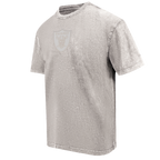 NFL LAS VEGAS RAIDERS WASHED CLASSIC T-SHIRT EN JERSEY DE COTON DÉLAVÉ À L'ENZYME À ÉPAULES TOMBANTES POUR HOMME (ARDOISE CHAUDE DÉLAVÉE)