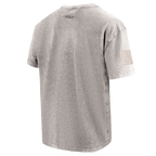 NFL LAS VEGAS RAIDERS WASHED CLASSIC T-SHIRT EN JERSEY DE COTON DÉLAVÉ À L'ENZYME À ÉPAULES TOMBANTES POUR HOMME (ARDOISE CHAUDE DÉLAVÉE)