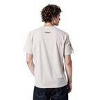 NFL LAS VEGAS RAIDERS WASHED CLASSIC T-SHIRT EN JERSEY DE COTON DÉLAVÉ À L'ENZYME À ÉPAULES TOMBANTES POUR HOMME (ARDOISE CHAUDE DÉLAVÉE)