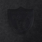 NFL LAS VEGAS RAIDERS WASHED VANGUARD T-SHIRT À MANCHES COURTES POUR HOMME (NOIR DÉLAVÉ)