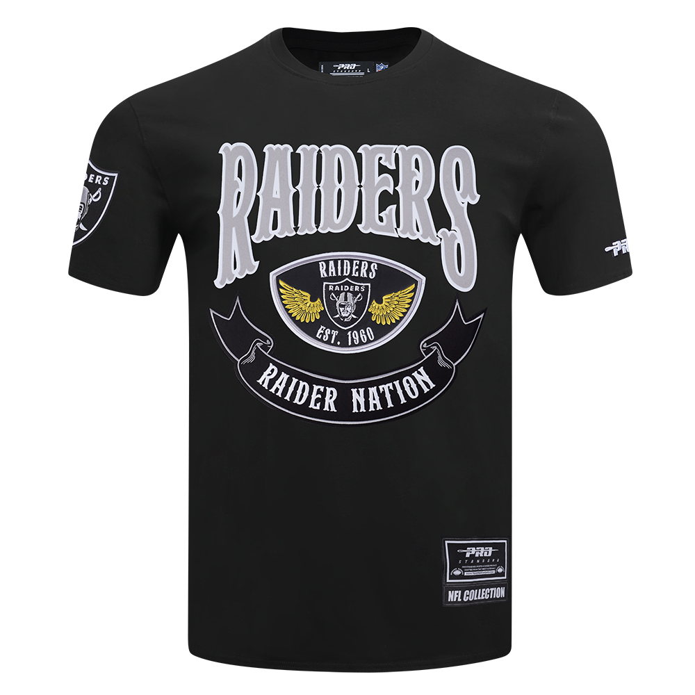 NFL LAS VEGAS RAIDERS BORN FOR SPORT MEN'S SJ TEE (BLACK)
