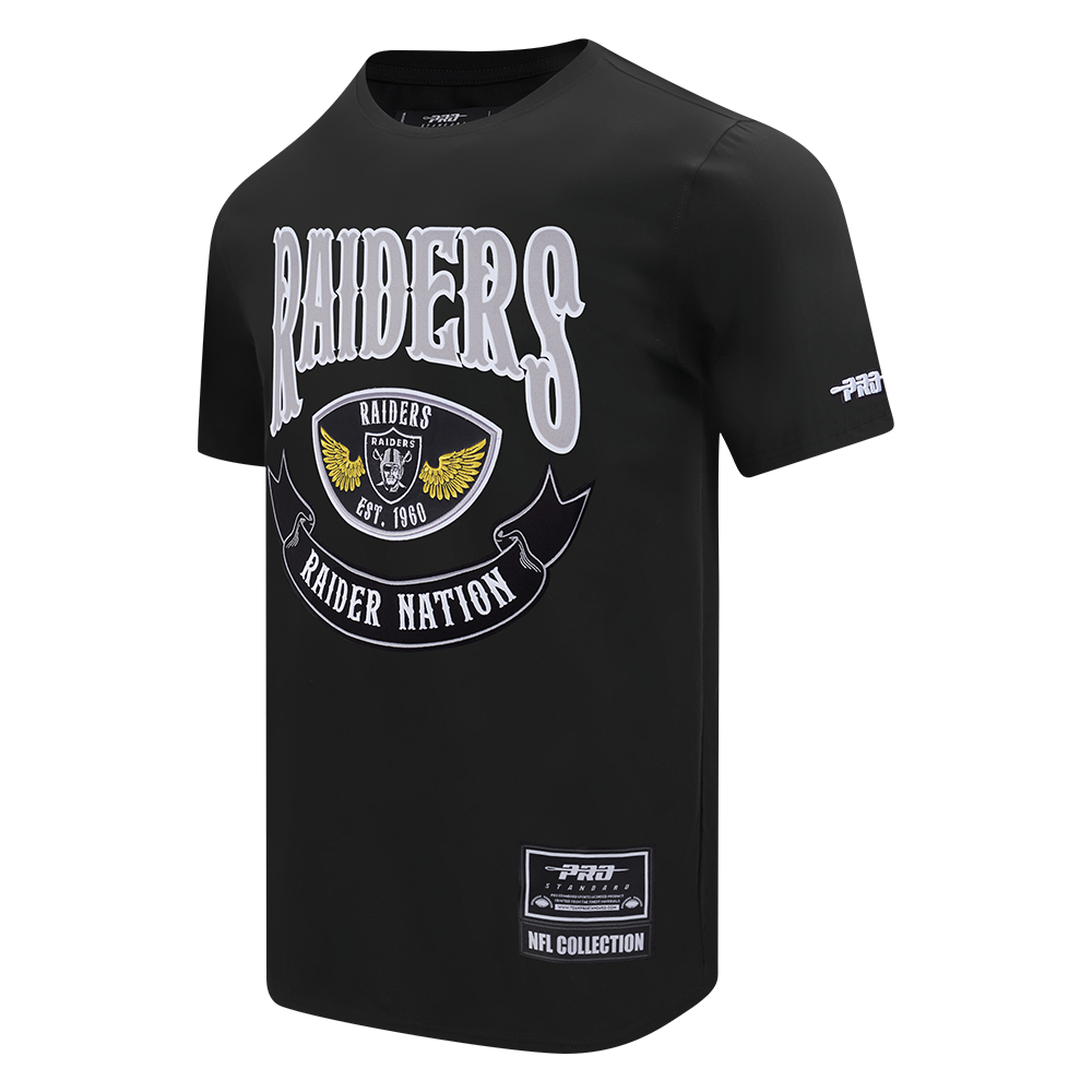 NFL LAS VEGAS RAIDERS BORN FOR SPORT MEN'S SJ TEE (BLACK)