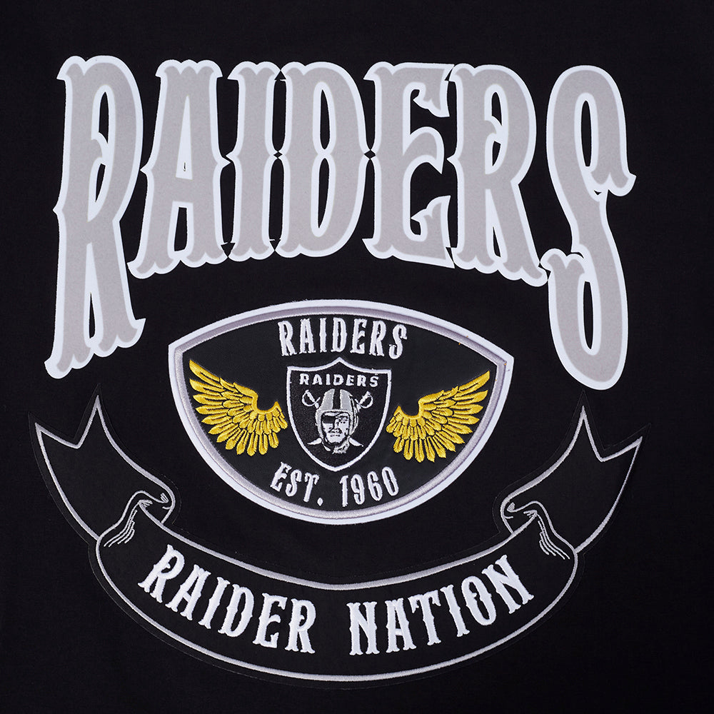 NFL LAS VEGAS RAIDERS BORN FOR SPORT MEN'S SJ TEE (BLACK)