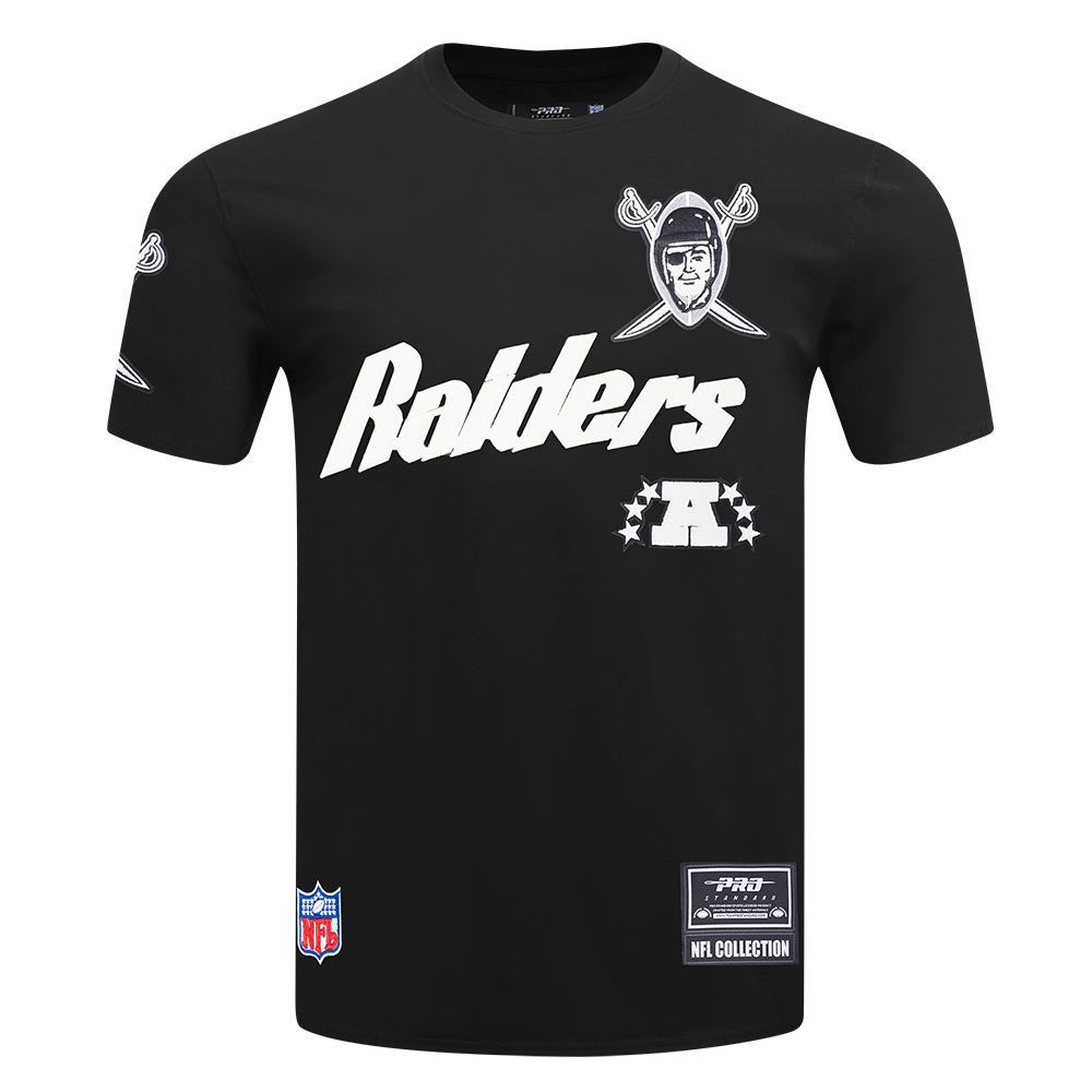 NFL LAS VEGAS RAIDERS MODERN ORIGINALS T-SHIRT EN JERSEY SIMPLE POUR HOMME (NOIR)