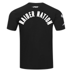 NFL LAS VEGAS RAIDERS MODERN ORIGINALS T-SHIRT EN JERSEY SIMPLE POUR HOMME (NOIR)
