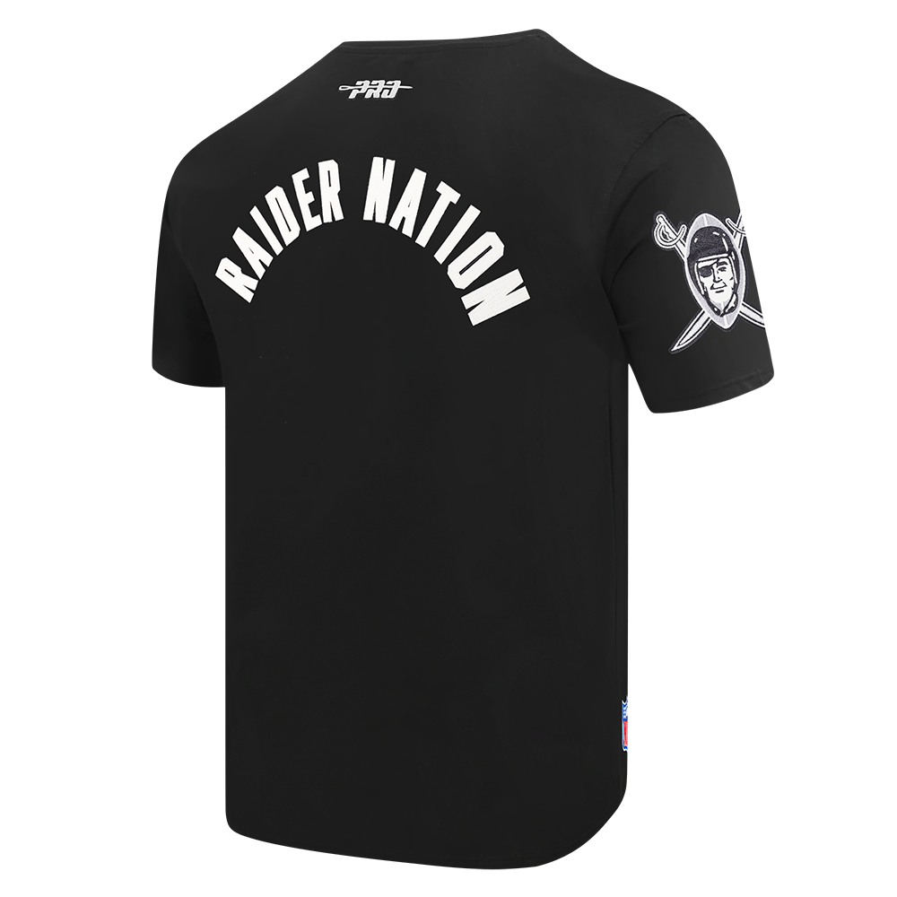 NFL LAS VEGAS RAIDERS MODERN ORIGINALS T-SHIRT EN JERSEY SIMPLE POUR HOMME (NOIR)