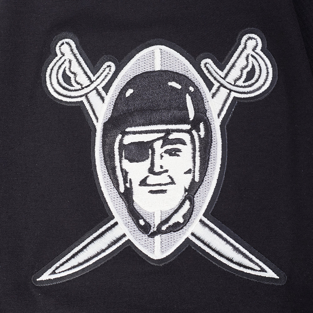 NFL LAS VEGAS RAIDERS MODERN ORIGINALS T-SHIRT EN JERSEY SIMPLE POUR HOMME (NOIR)