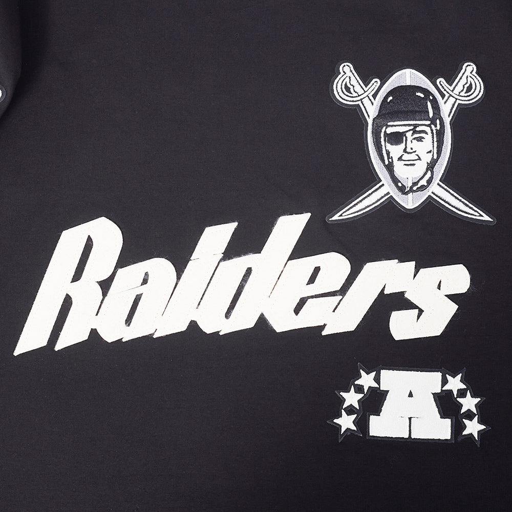 NFL LAS VEGAS RAIDERS MODERN ORIGINALS T-SHIRT EN JERSEY SIMPLE POUR HOMME (NOIR)