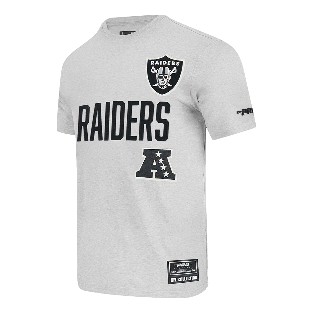 NFL LAS VEGAS RAIDERS MODERN ORIGINALS MEN'S SJ TEE (HEATHER GREY)