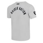 NFL LAS VEGAS RAIDERS MODERN ORIGINALS MEN'S SJ TEE (HEATHER GREY)
