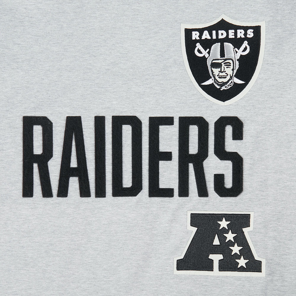 NFL LAS VEGAS RAIDERS MODERN ORIGINALS MEN'S SJ TEE (HEATHER GREY)