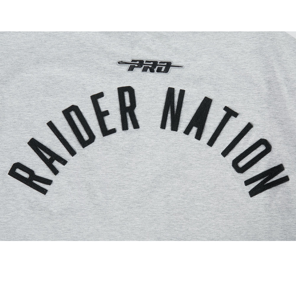 NFL LAS VEGAS RAIDERS MODERN ORIGINALS MEN'S SJ TEE (HEATHER GREY)
