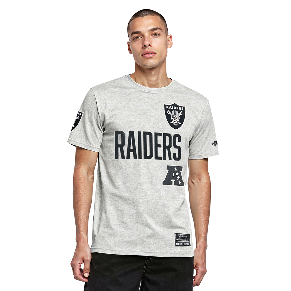 NFL LAS VEGAS RAIDERS MODERN ORIGINALS MEN'S SJ TEE (HEATHER GREY)