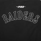 LAS VEGAS RAIDERS REBEL ATHLETICS T-SHIRT EN JERSEY SIMPLE POUR HOMME (NOIR)