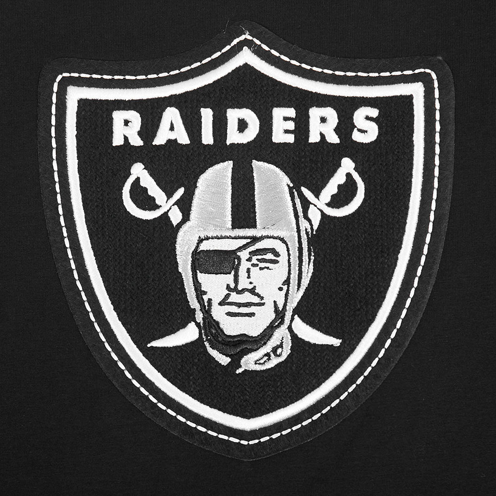 LAS VEGAS RAIDERS REBEL ATHLETICS T-SHIRT EN JERSEY SIMPLE POUR HOMME (NOIR)