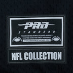 NFL LAS VEGAS RAIDERS MAXX CROSBY #98 CLASSIC MESH PNN CHEMISE BOUTONNÉE EN FILET POUR HOMME (NOIR/GRIS)