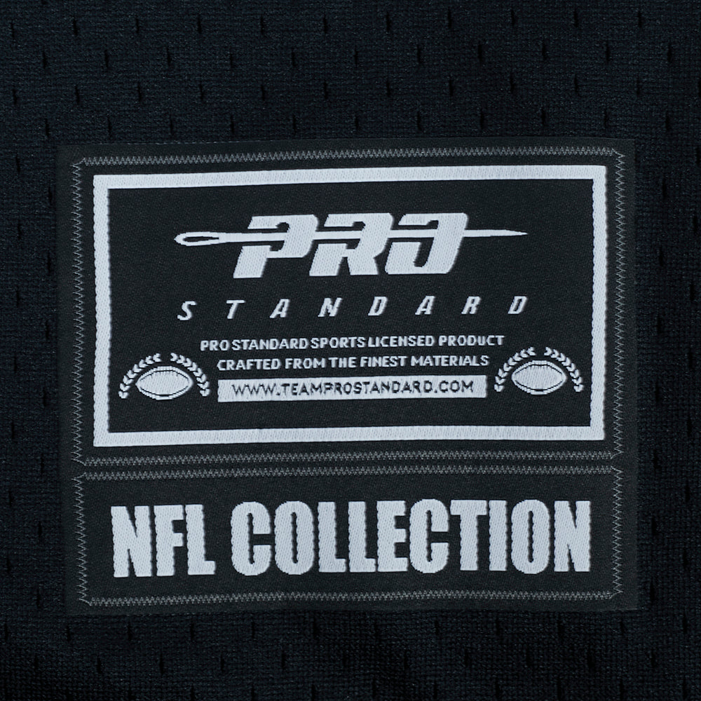 NFL LAS VEGAS RAIDERS MAXX CROSBY #98 CLASSIC MESH PNN CHEMISE BOUTONNÉE EN FILET POUR HOMME (NOIR/GRIS)