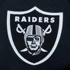 NFL LAS VEGAS RAIDERS MAXX CROSBY #98 CLASSIC MESH PNN CHEMISE BOUTONNÉE EN FILET POUR HOMME (NOIR/GRIS)