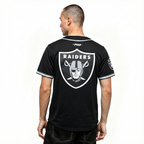 NFL LAS VEGAS RAIDERS MAXX CROSBY #98 CLASSIC MESH PNN CHEMISE BOUTONNÉE EN FILET POUR HOMME (NOIR/GRIS)