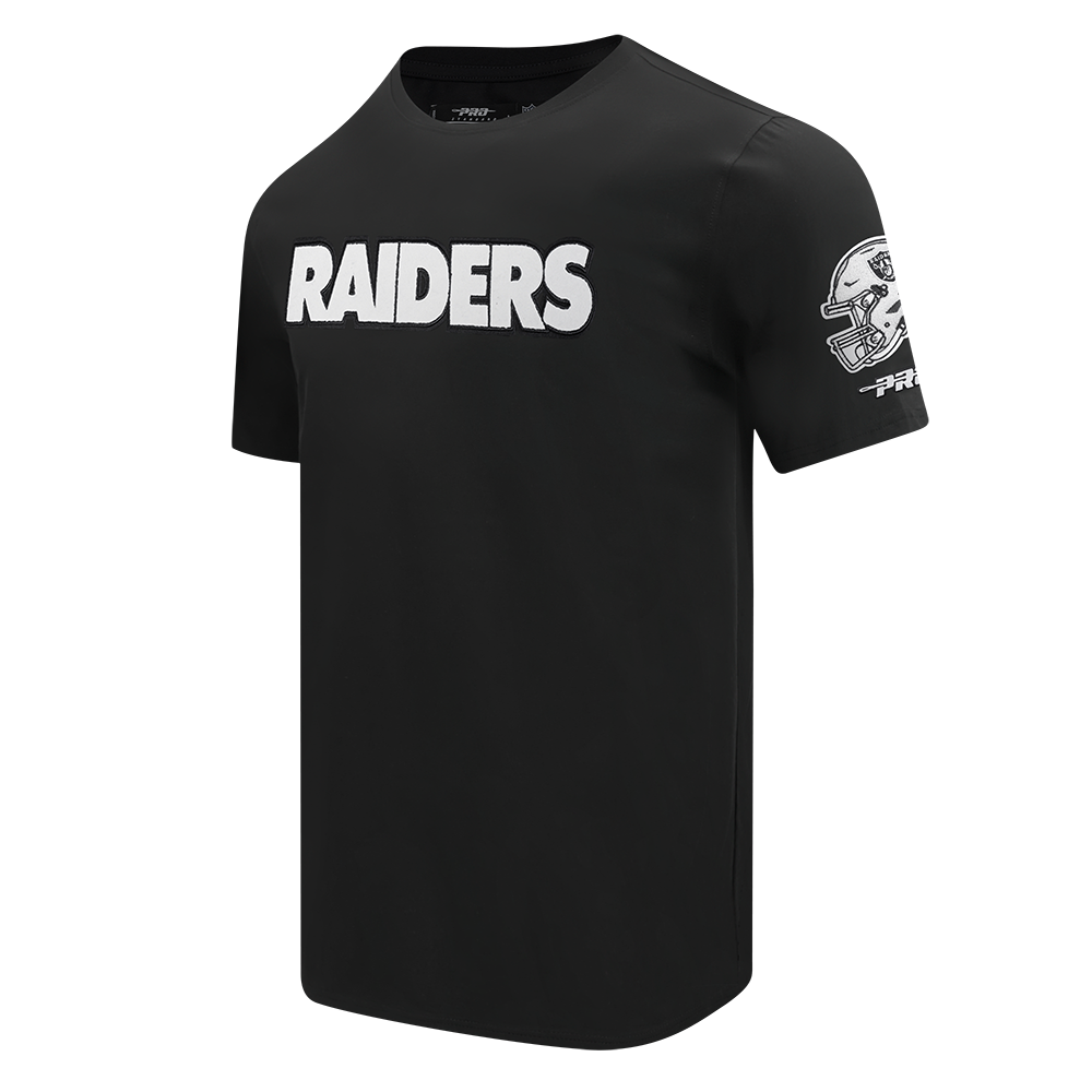 NFL LAS VEGAS RAIDERS CLASSIC CHENILLE CHEMISE POUR HOMME (NOIR)