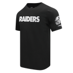 NFL LAS VEGAS RAIDERS CLASSIC CHENILLE CHEMISE POUR HOMME (NOIR)