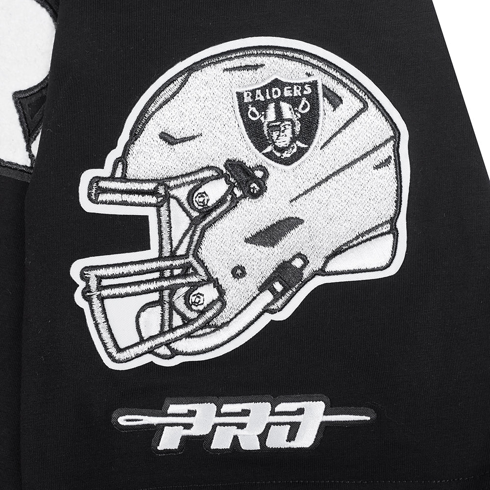 NFL LAS VEGAS RAIDERS CLASSIC CHENILLE CHEMISE POUR HOMME (NOIR)