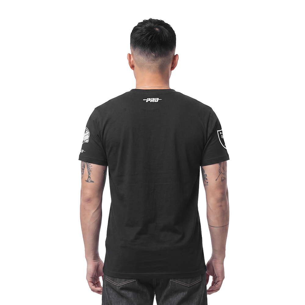 NFL LAS VEGAS RAIDERS CLASSIC CHENILLE CHEMISE POUR HOMME (NOIR)