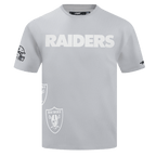 NFL LAS VEGAS RAIDERS T-SHIRT À MANCHES COURTES POUR HOMME (BÉTON)