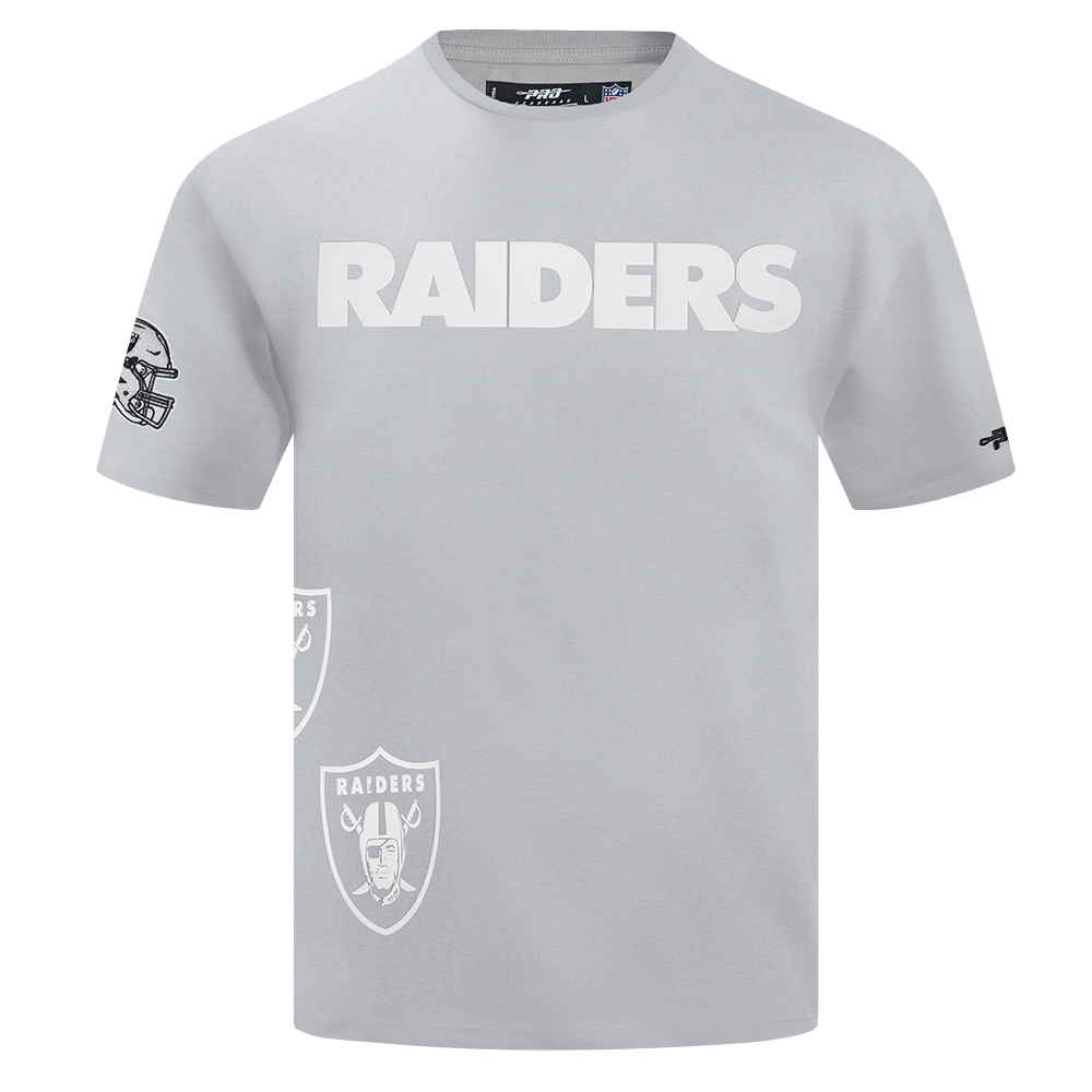 NFL LAS VEGAS RAIDERS T-SHIRT À MANCHES COURTES POUR HOMME (BÉTON)