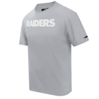 NFL LAS VEGAS RAIDERS T-SHIRT À MANCHES COURTES POUR HOMME (BÉTON)