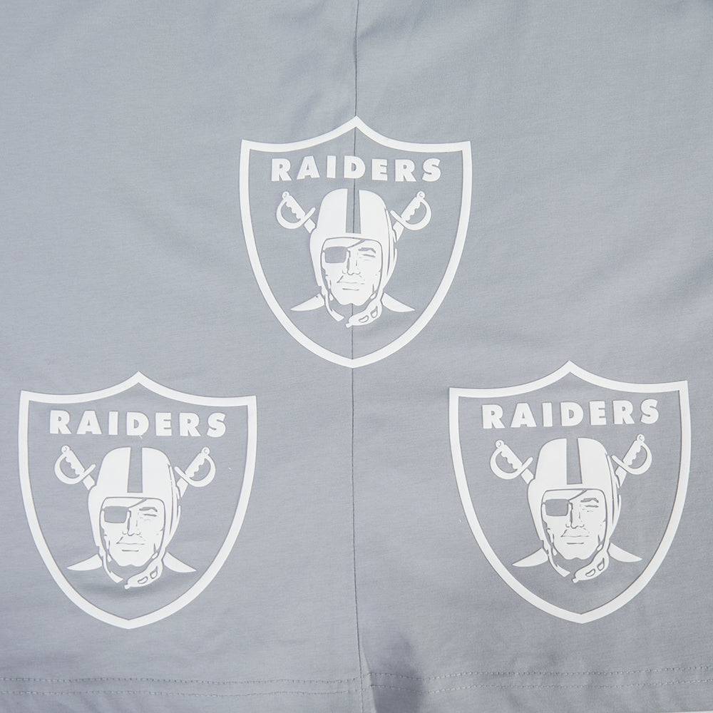 NFL LAS VEGAS RAIDERS T-SHIRT À MANCHES COURTES POUR HOMME (BÉTON)