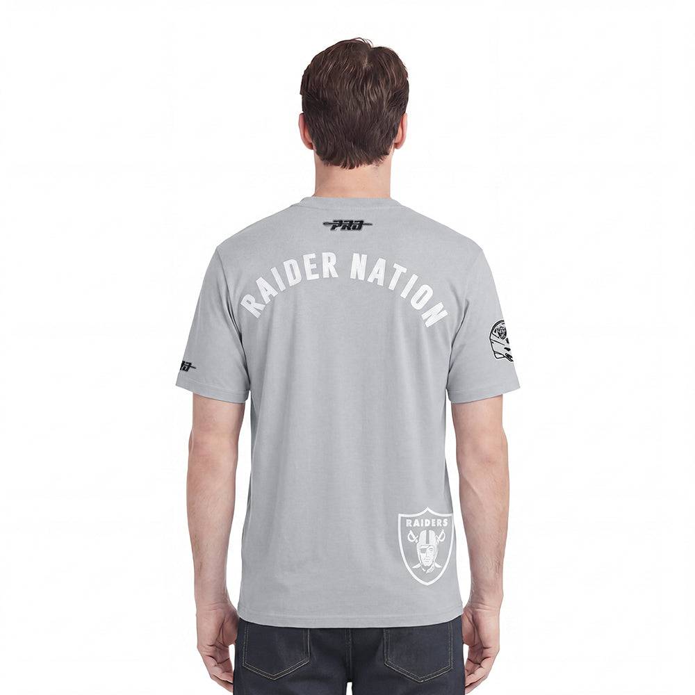 NFL LAS VEGAS RAIDERS T-SHIRT À MANCHES COURTES POUR HOMME (BÉTON)