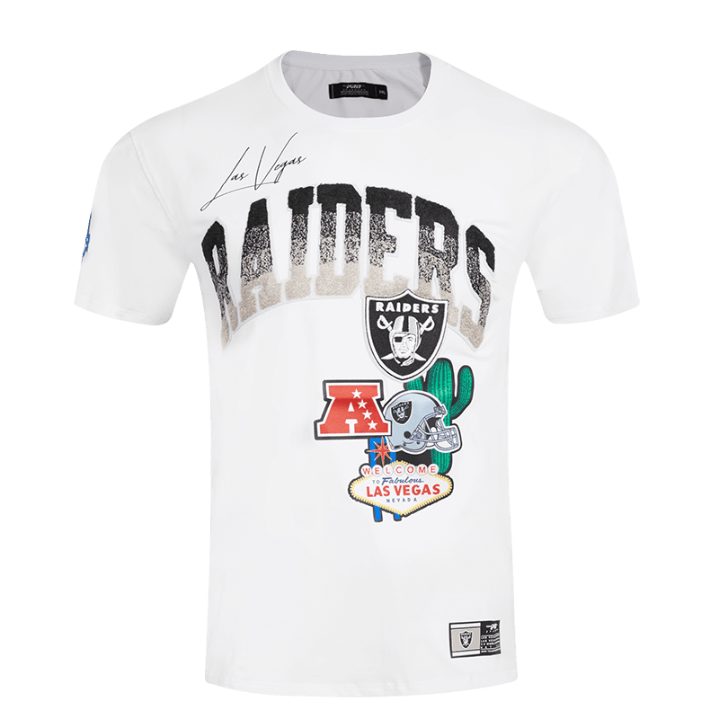 NFL LAS VEGAS RAIDERS T-SHIRT HOMETOWN POUR HOMME (BLANC)