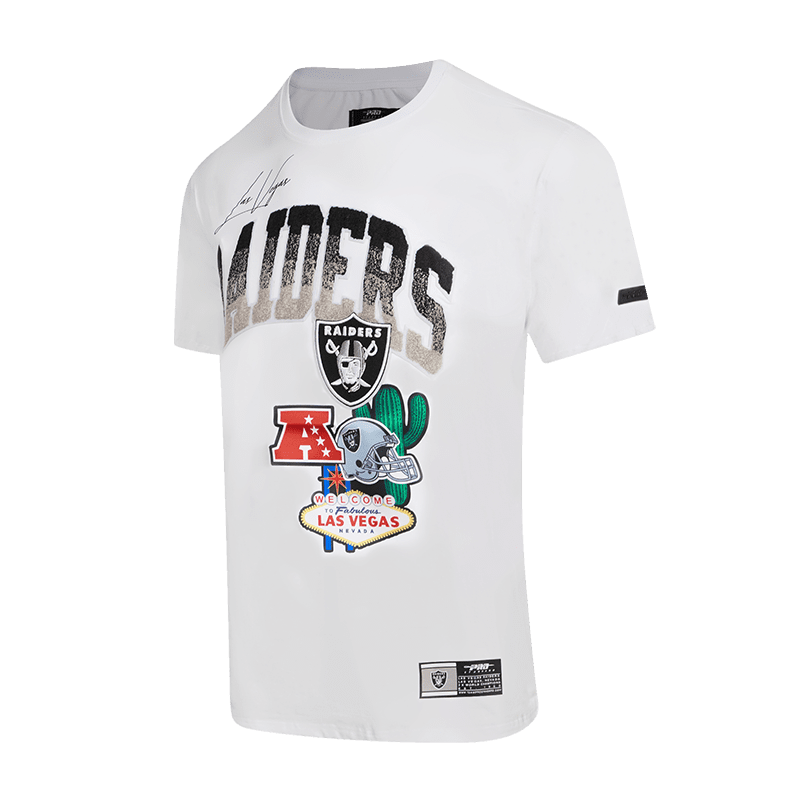 NFL LAS VEGAS RAIDERS T-SHIRT HOMETOWN POUR HOMME (BLANC)