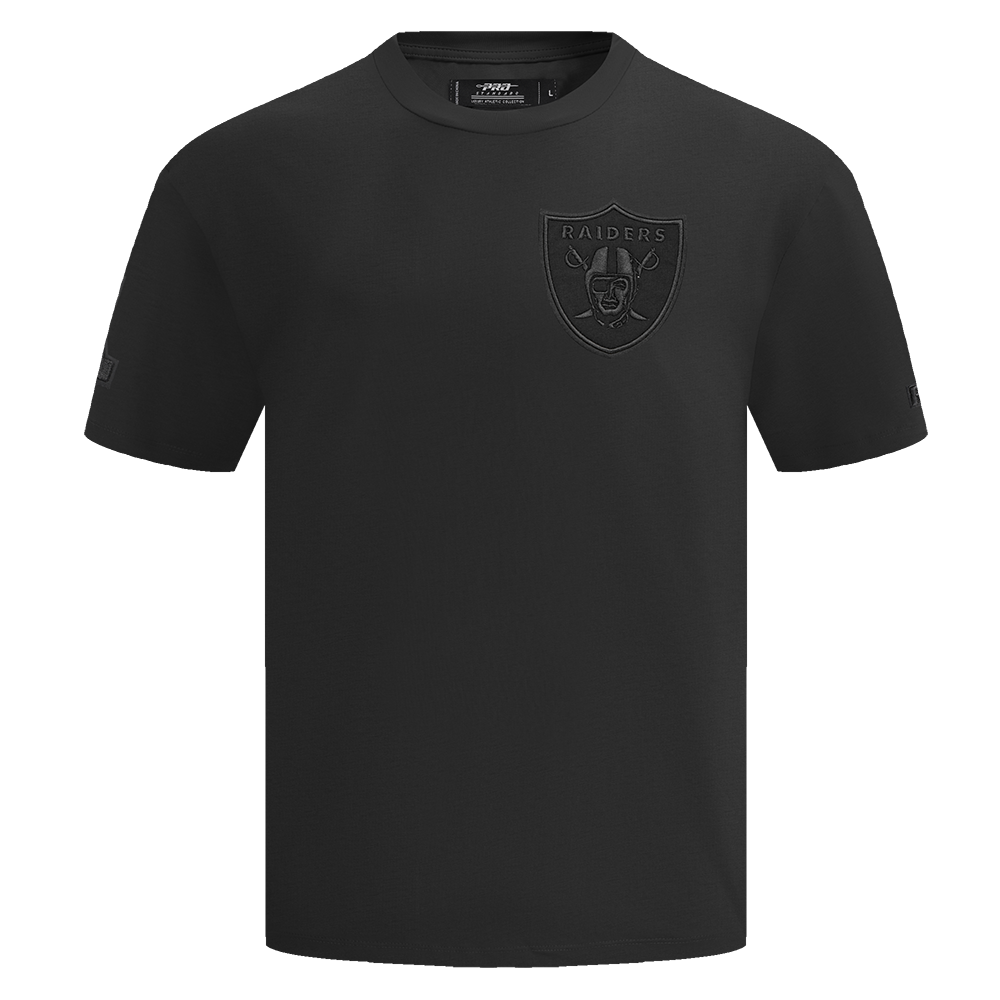 NFL LAS VEGAS RAIDERS NEUTRAL DROP SHOULDER MEN'S TEE (BLACK)